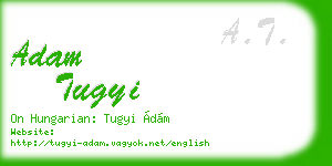 adam tugyi business card